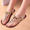 Bohemia Beaded Sweet Flat Flip Flop