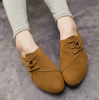 Spring Casual Women Shoes Women Nubuck Leather lace-Up