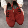 Spring Casual Women Shoes Women Nubuck Leather lace-Up